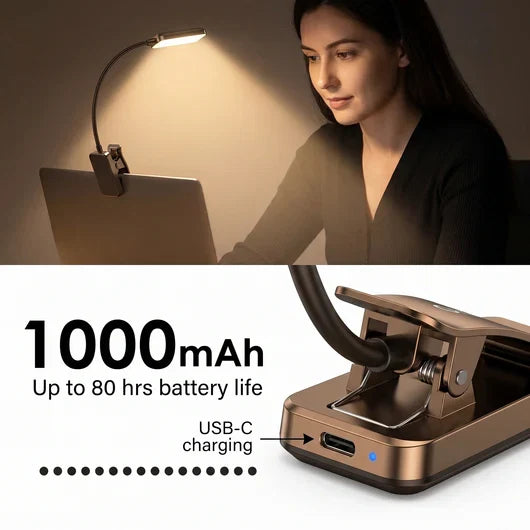 3 Color LED Portable Book Light